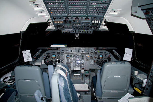 Flugzeug-Cockpit